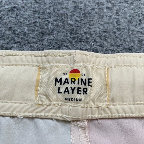 Marine Layer Swim Trunk Mens M Medium Pastel Floral 4 Way Stretch Beach *READ - Picture 6 of 13